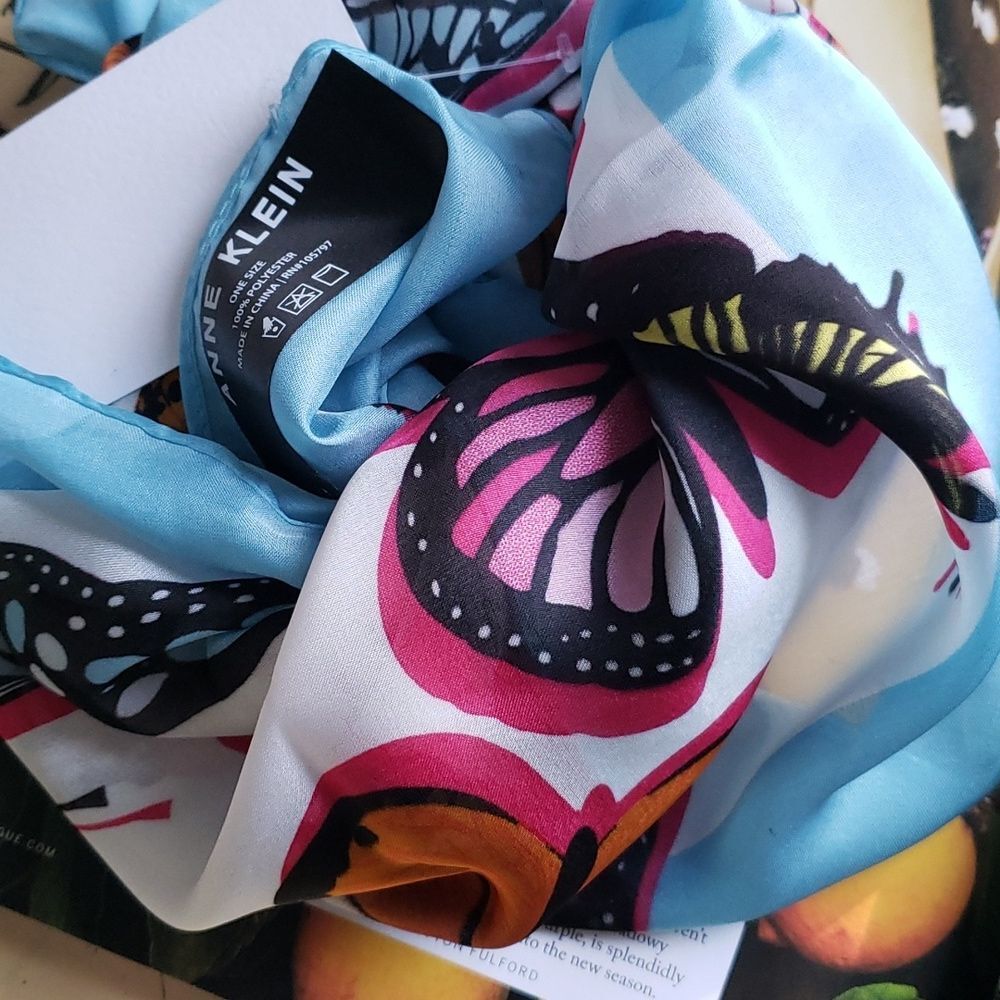 ANNE KLEIN Butterfly Scarf